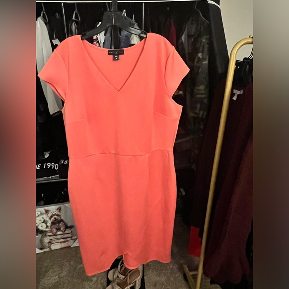 EUC CORAL DRESS - Picture 3 of 3
